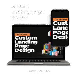 custom landing page design